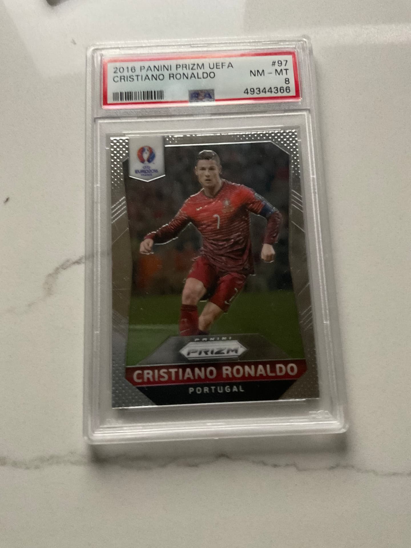 2016 Panini Prizm UEFA Cristiano Ronaldo #97